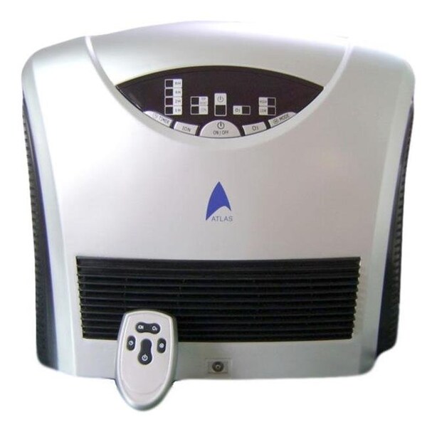 Atlas Ozonator Dual (Hepa and Active Carbon Filter) Air Purifier with UVC Lamp and Remote Control (D) 1 Year Warranty! ATL9079D - main